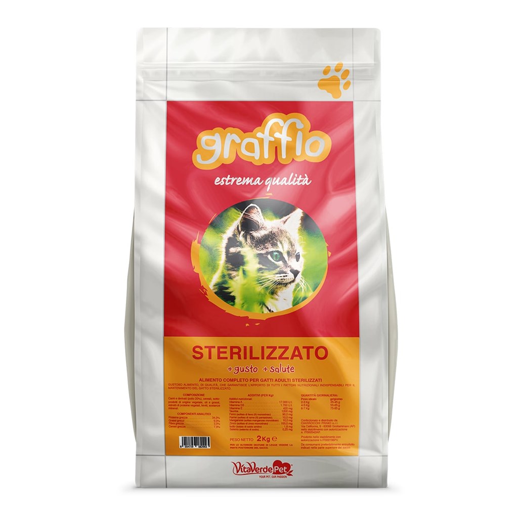 CROCCHETTE GRAFFIO STERILIZZATO - KG.2